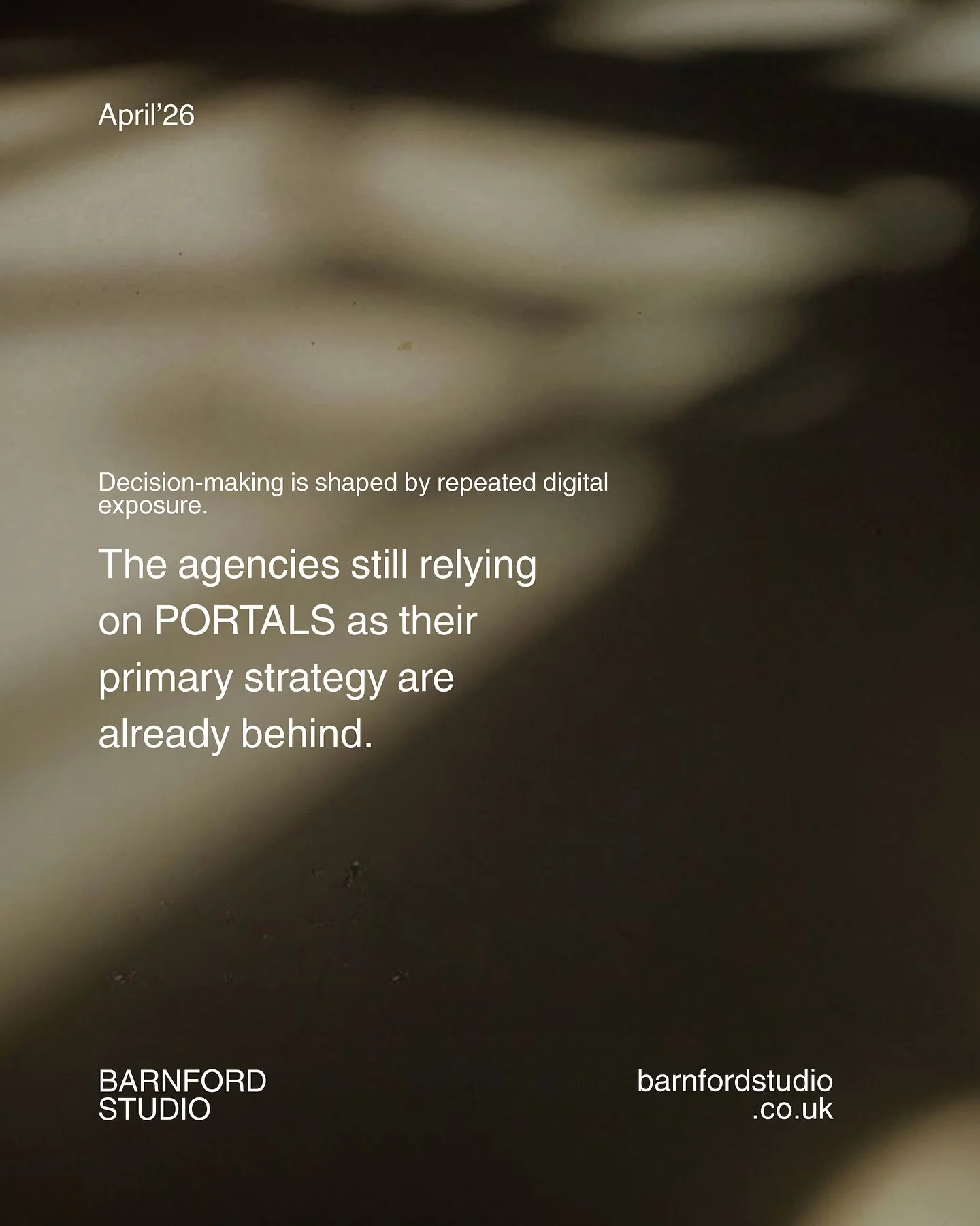 Visibility doesn&rsquo;t start on Rightmove. 

hello@barnfordstudio.co.uk

-
#marketinghomes #newbuildhomes #propertymarketing