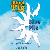 Logo for Blind Pig Blue Ale featuring a stylized pig and the text 'Blind Pig Blue Ale' with the tagline 'Celebrating 2010'.