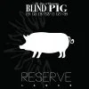 Black and white logo for Blind Pig Reserve featuring a silhouette of a pig.