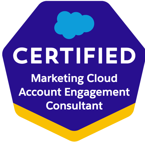 マーケティングクラウドアカウントエンゲージメントコンサルタントの認定バッジ