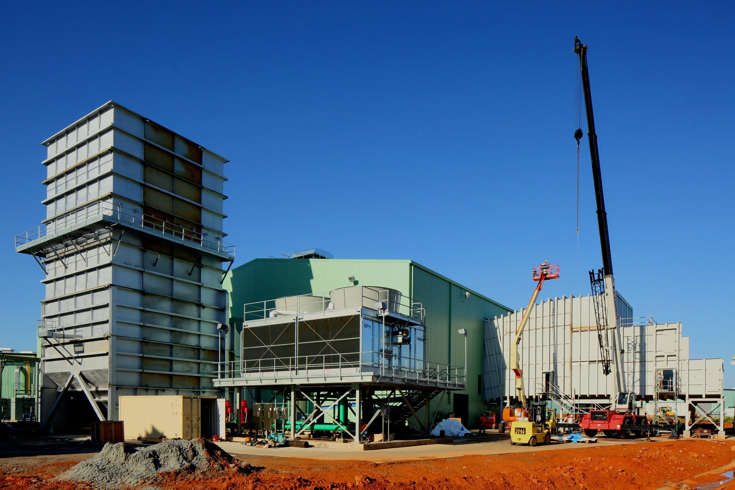 General Electric Turbines Test Stand