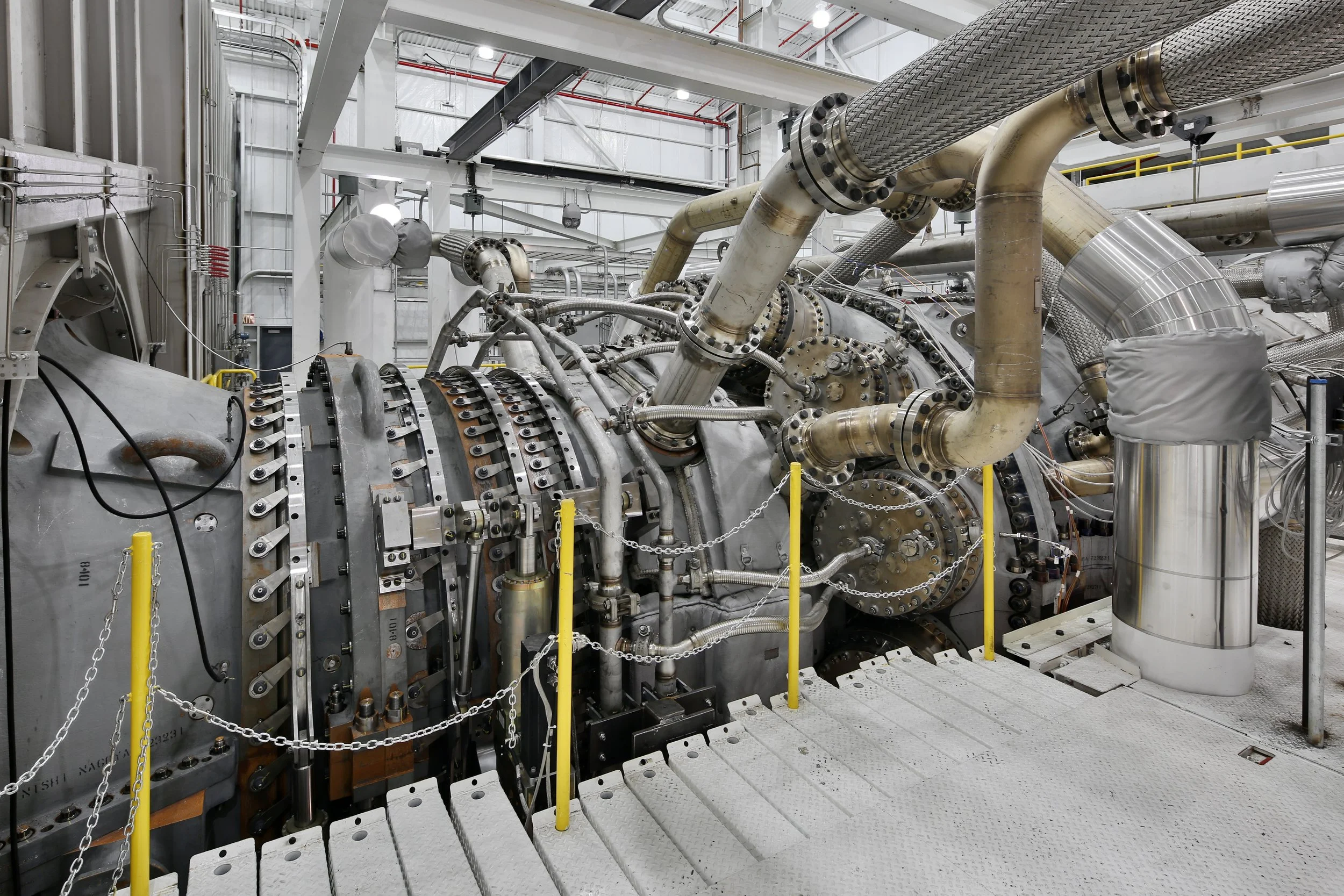General Electric Turbines Test Stand