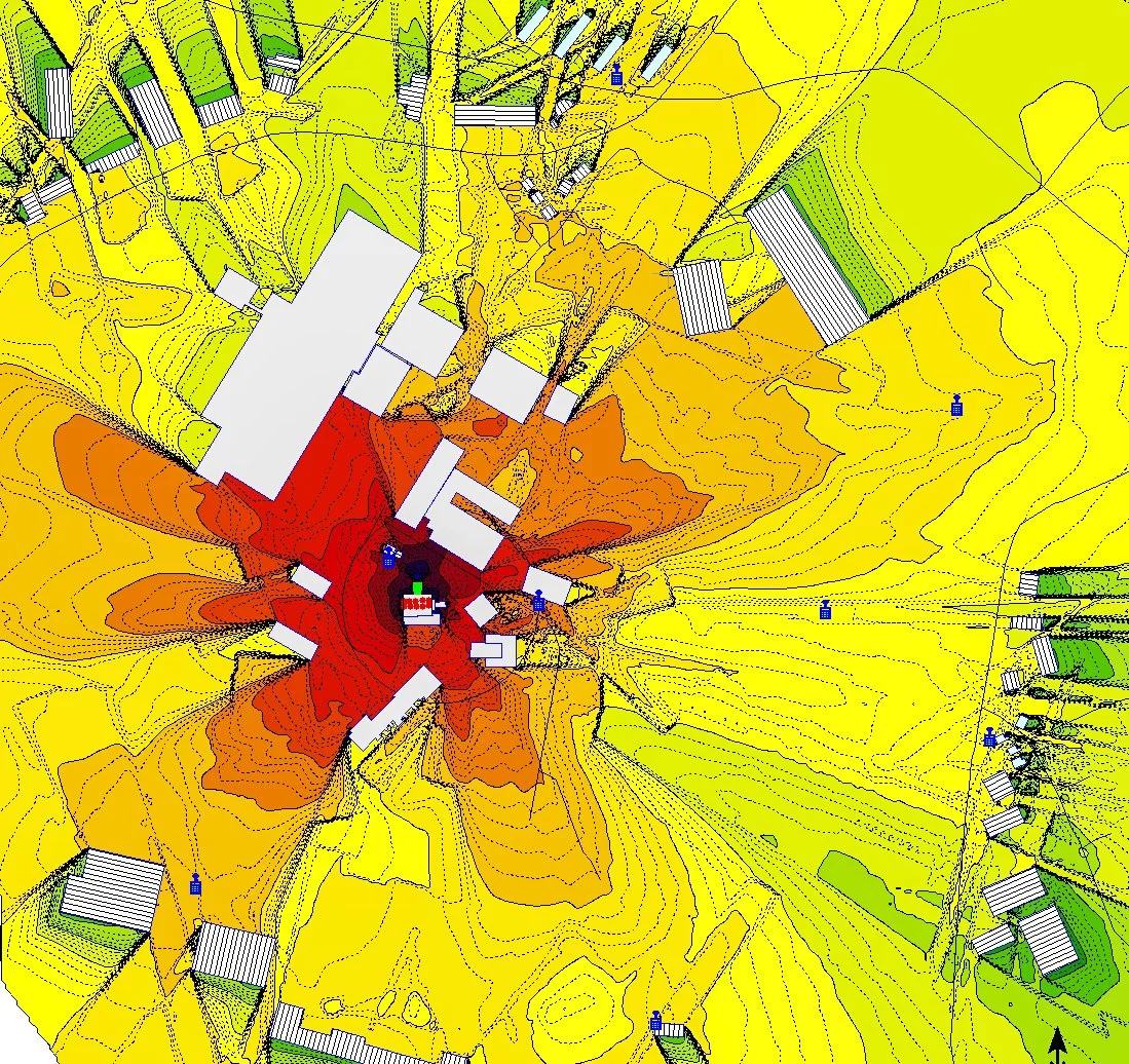General Electric Turbines Test Stand