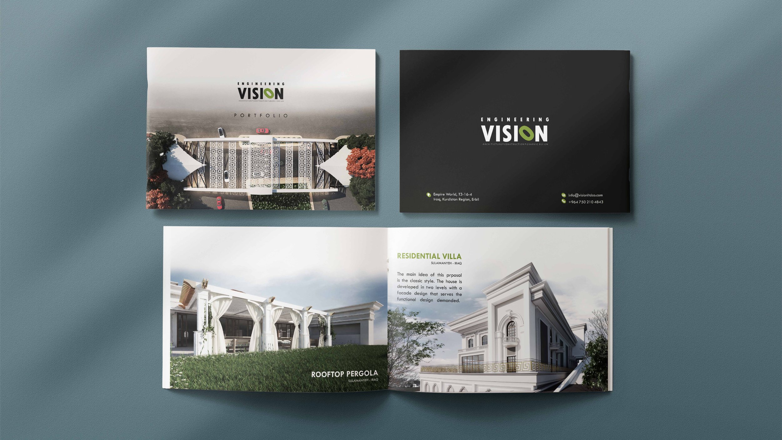 Design éditorial et brochure portfolio