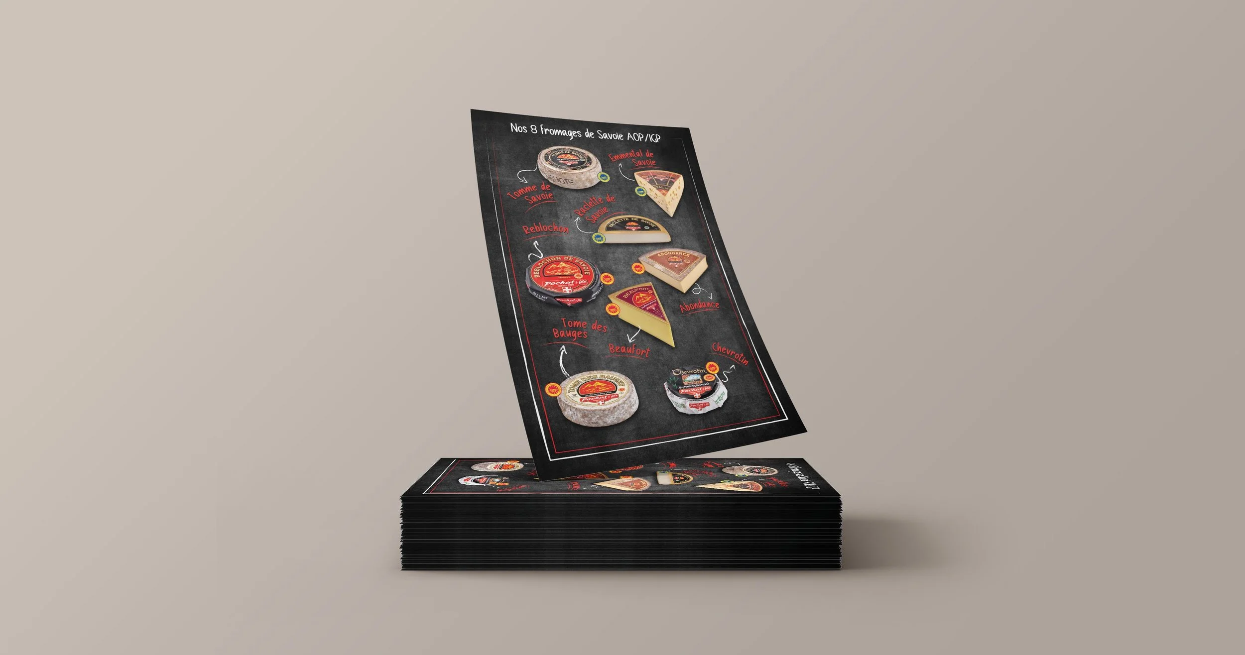 Flyer Fromages de savoie 