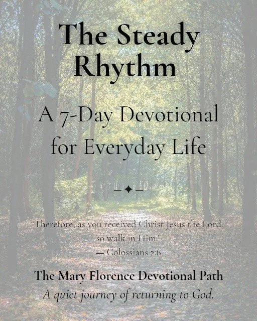 If you&rsquo;ve been sitting with the 4-day devotional&hellip;
and feel yourself wanting to stay a little longer&mdash;

there is more.

A 7-day devotional,
created for deeper rest,
deeper reflection,
and a steadier return to God.

Not something to c