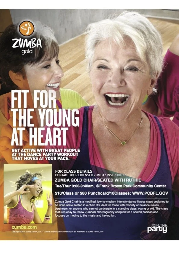 Weekly Zumba Gold Chair/Seated @Frank Brown Park 