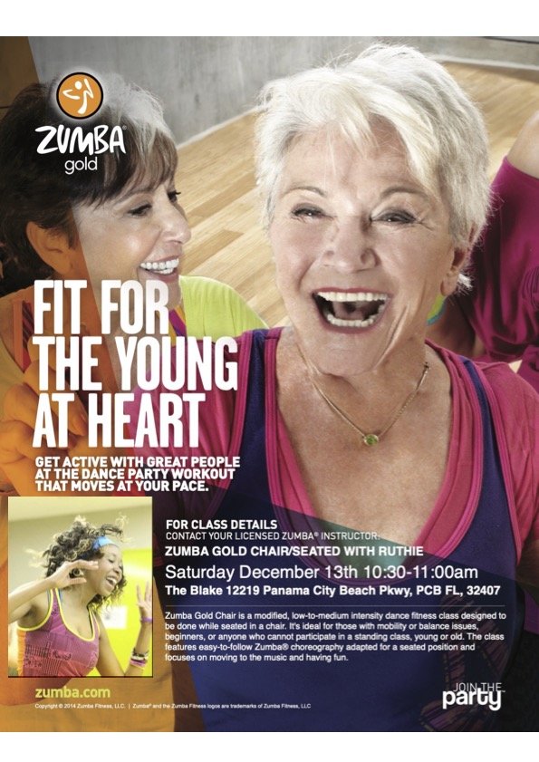 Zumba Gold Chair/Seated @The Blake 