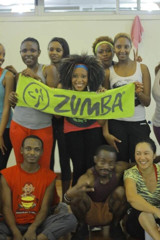 Zumba event in Nairobi, Kenya.