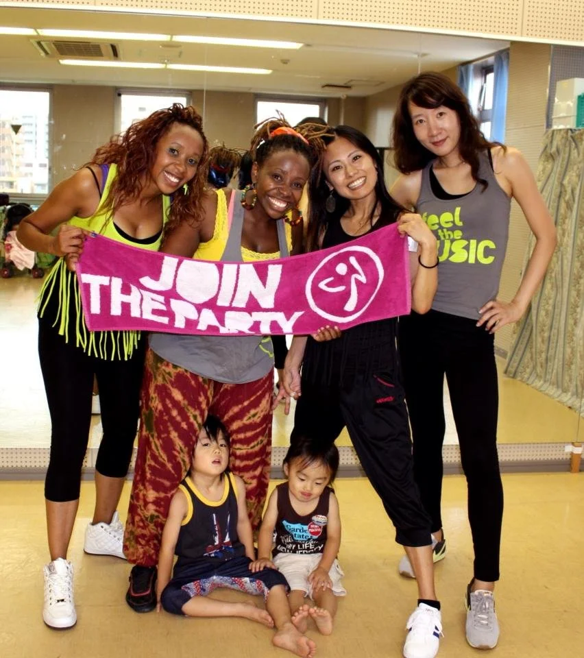 First Zumba Class in Osaka, Japan.