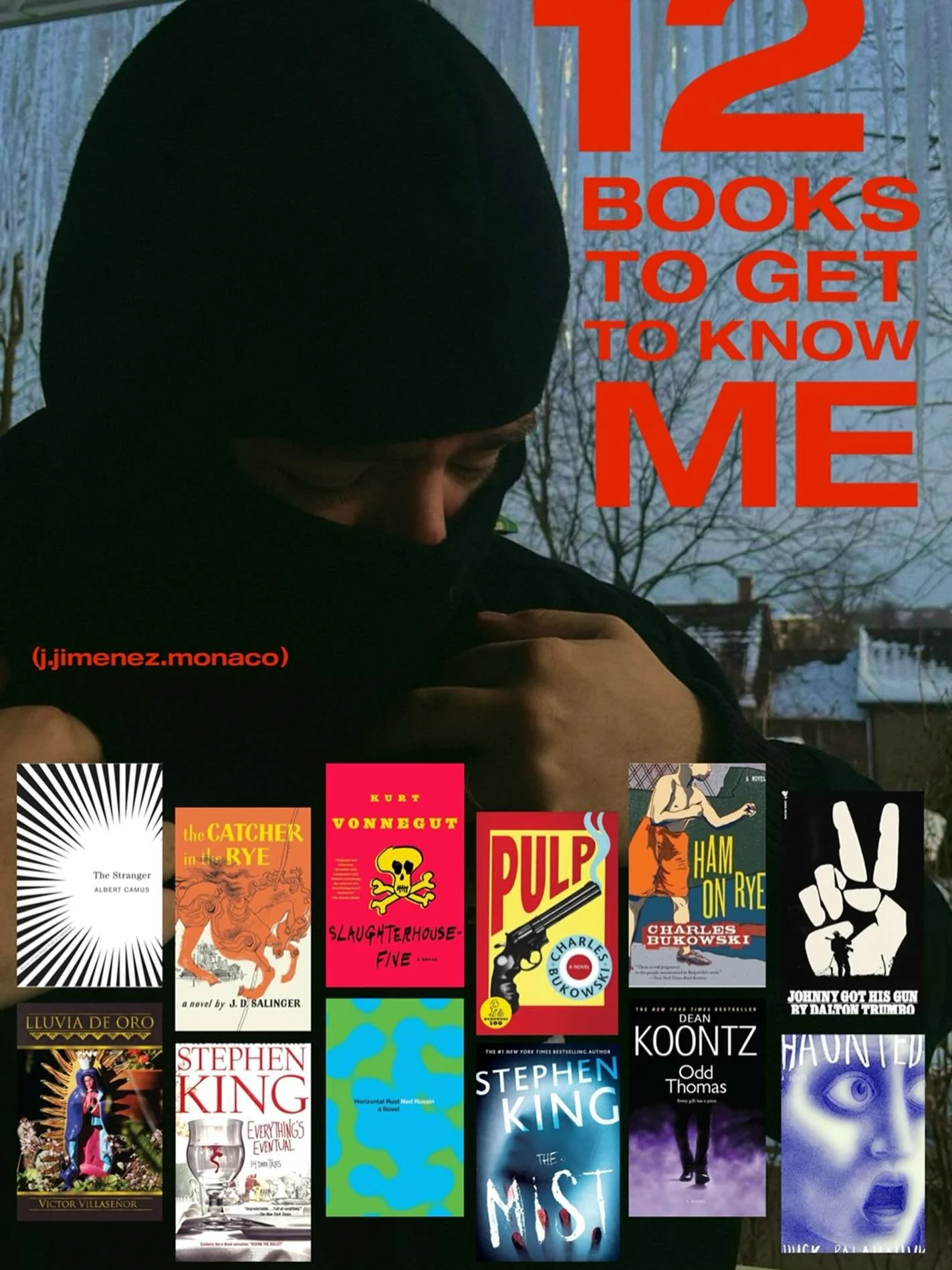 I&rsquo;m J. Jimenez Monaco, author of ROUNDED KNUCKLES, coming out Q1 2026. These are 12 books to get to know me. 
.
.
.
.
.
.
.
#indieauthor #selfpublish #igbook #12books