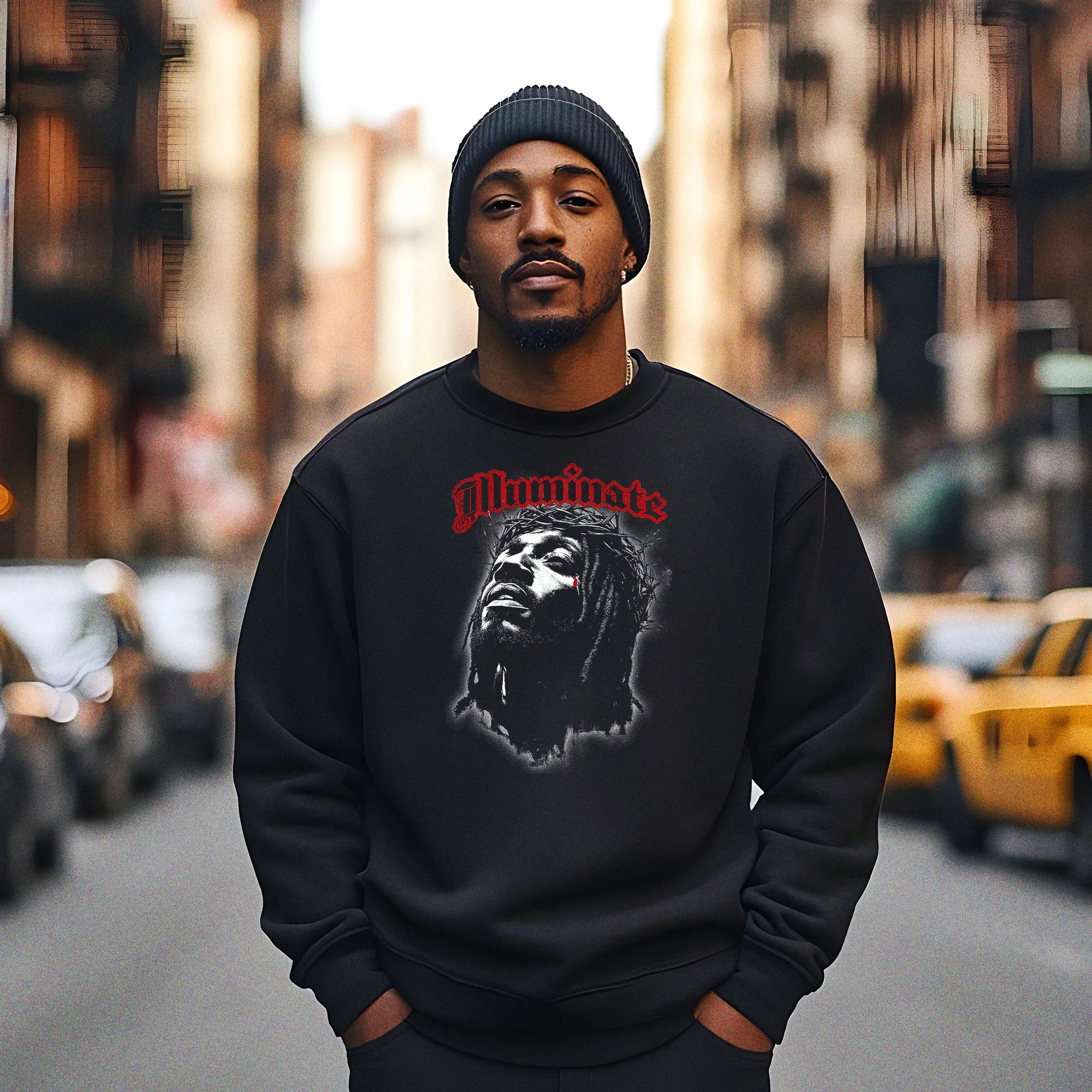 Illuminate "Jesus Loves" Crew Sweatshirt