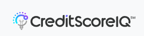 CreditscoreIQ logo with a microphone icon