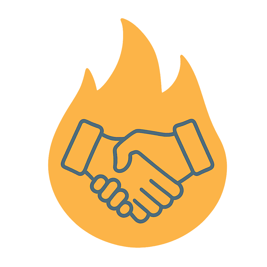 Ikon som symboliserar en rekryteringspartner genom hela processen