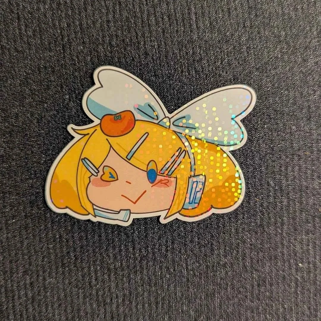 Kagemine Rin Sticker | kawaiI, funny, cozy, chibi, vocaloid