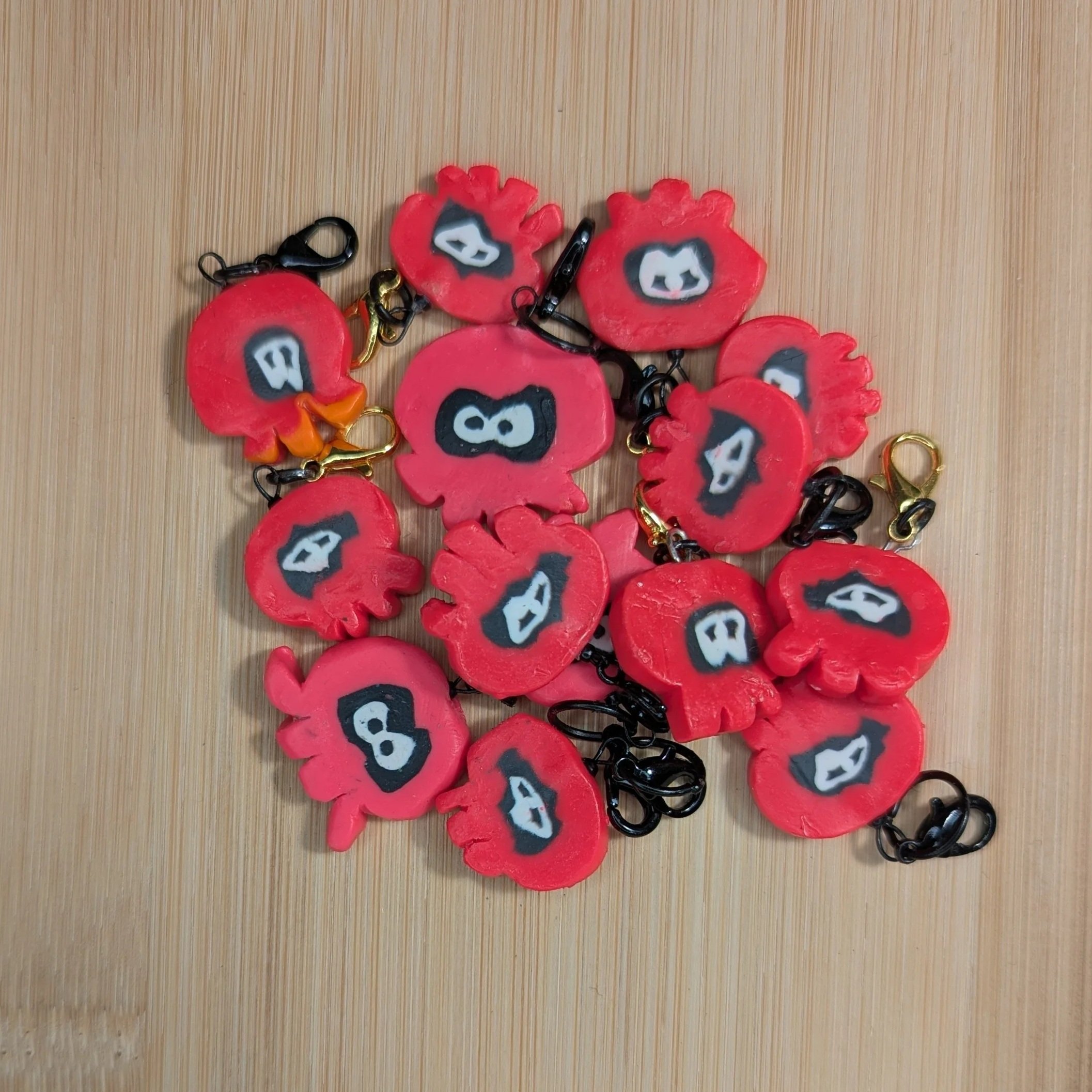 Splatoon Charms | Octolings [Lobster clasp]