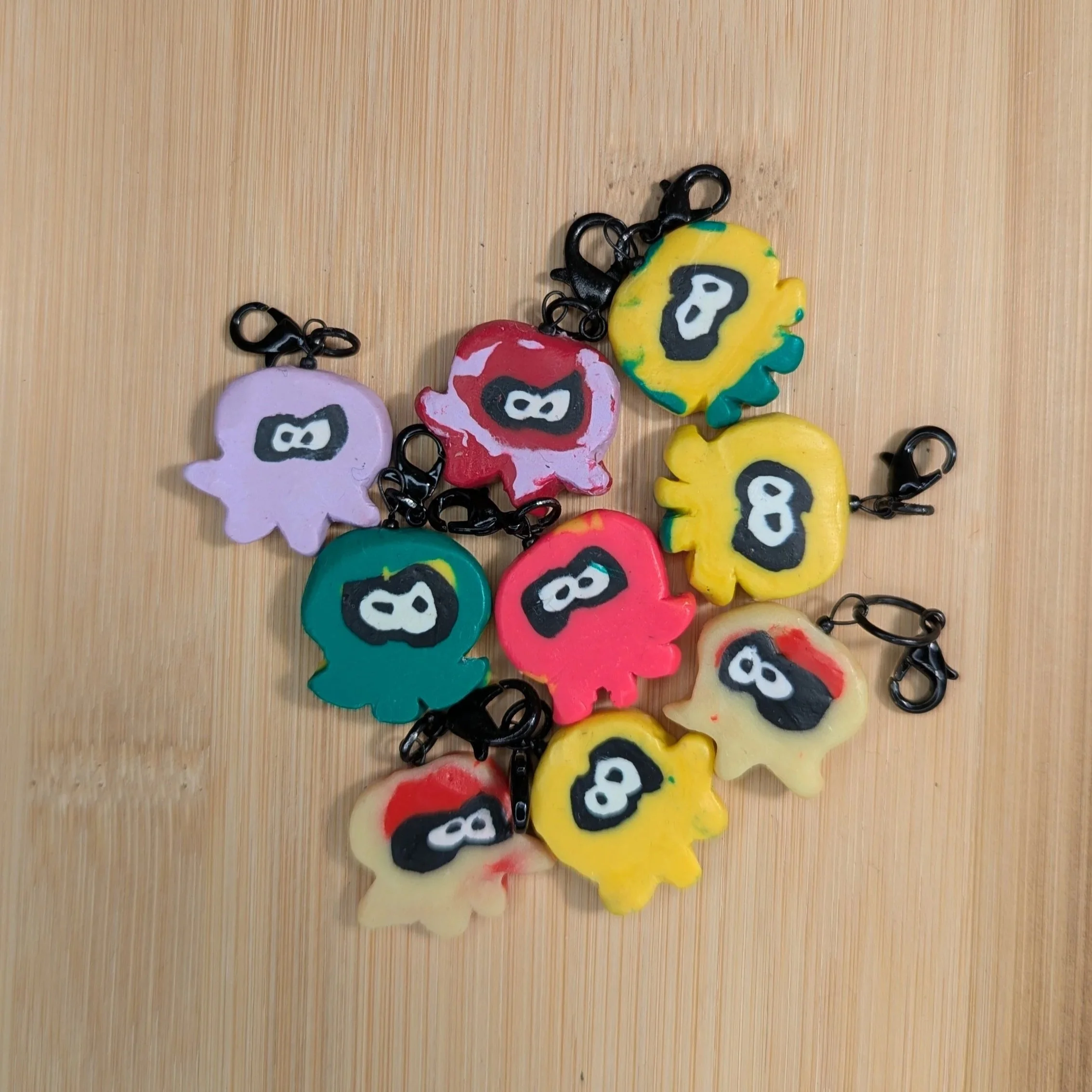 Splatoon Charms | Octolings [Lobster clasp]