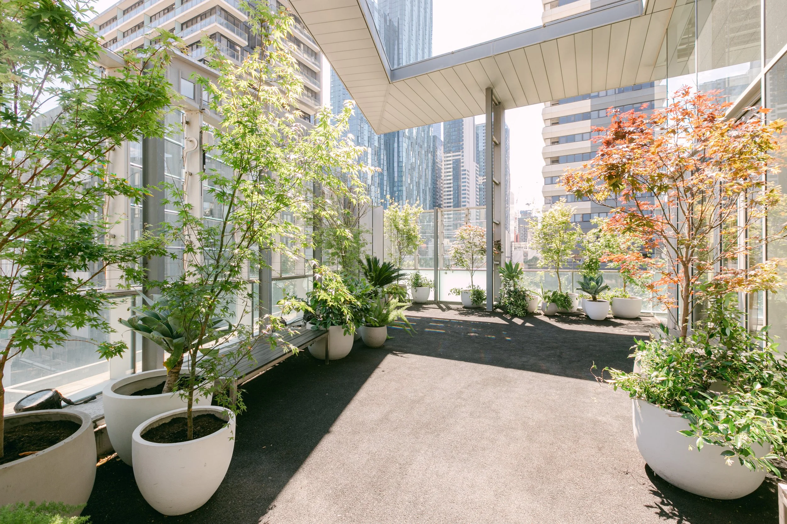 Melbourne inner city venue terrace outdoor