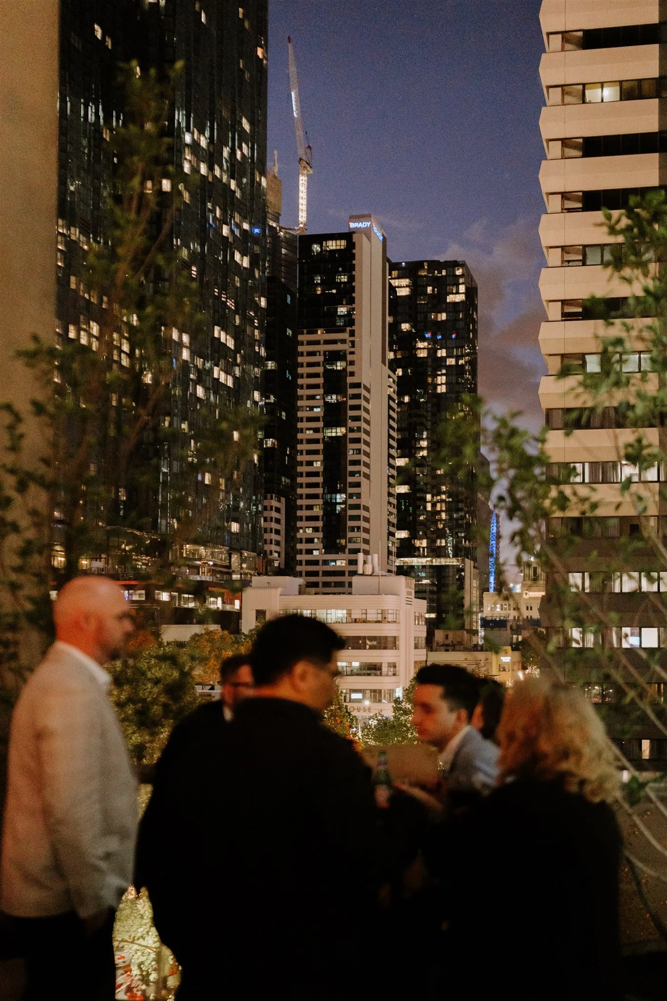 Melbourne Event Venue with city views terrace