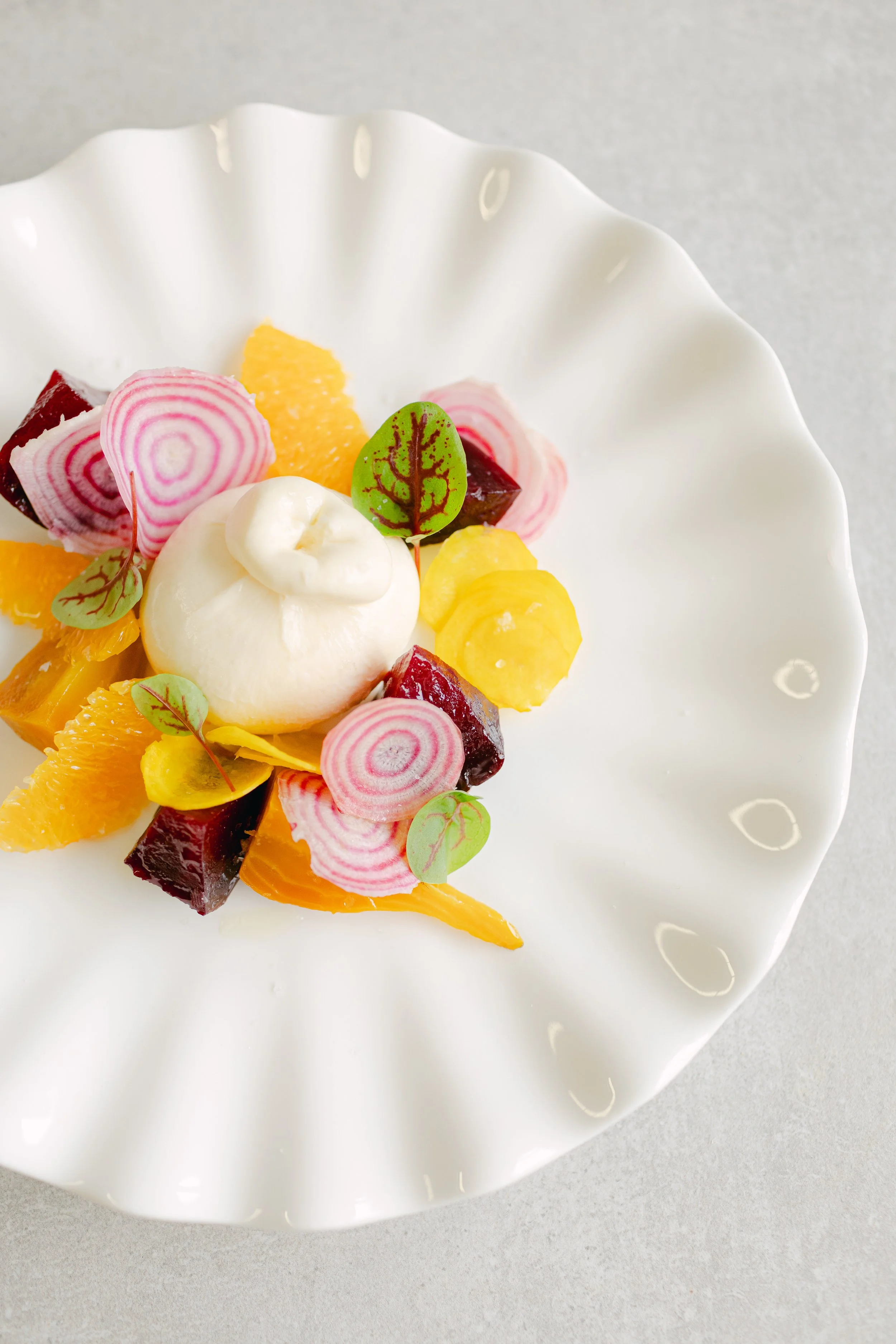 buratta dish melbourne catering