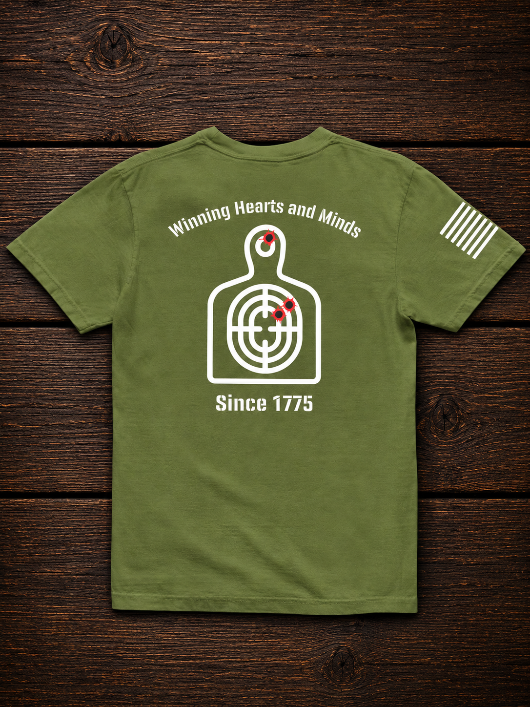 Winning Hearts and Minds Since 1775 t-shirt