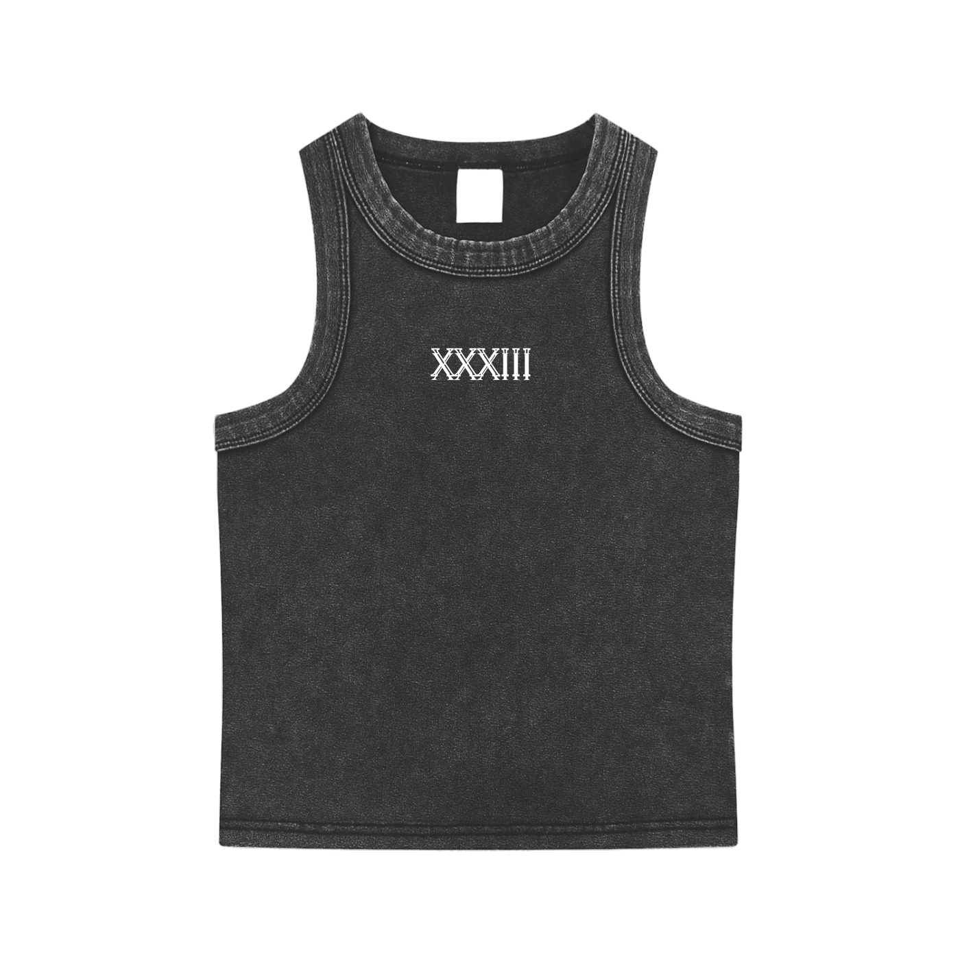 XXXIII Black Washed Tank Top