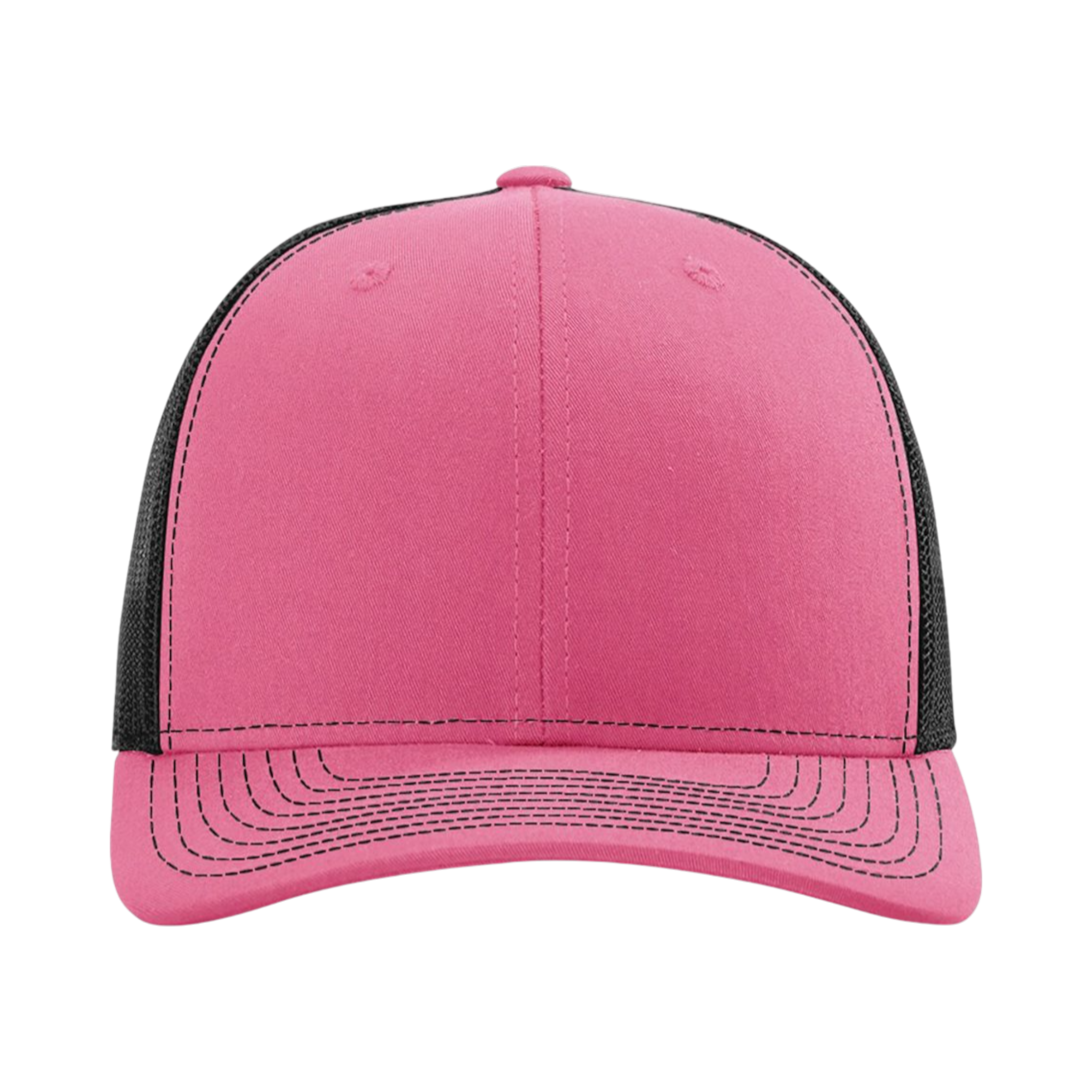 Richardson_112_Hot_Pink-_Black_Front_High.png