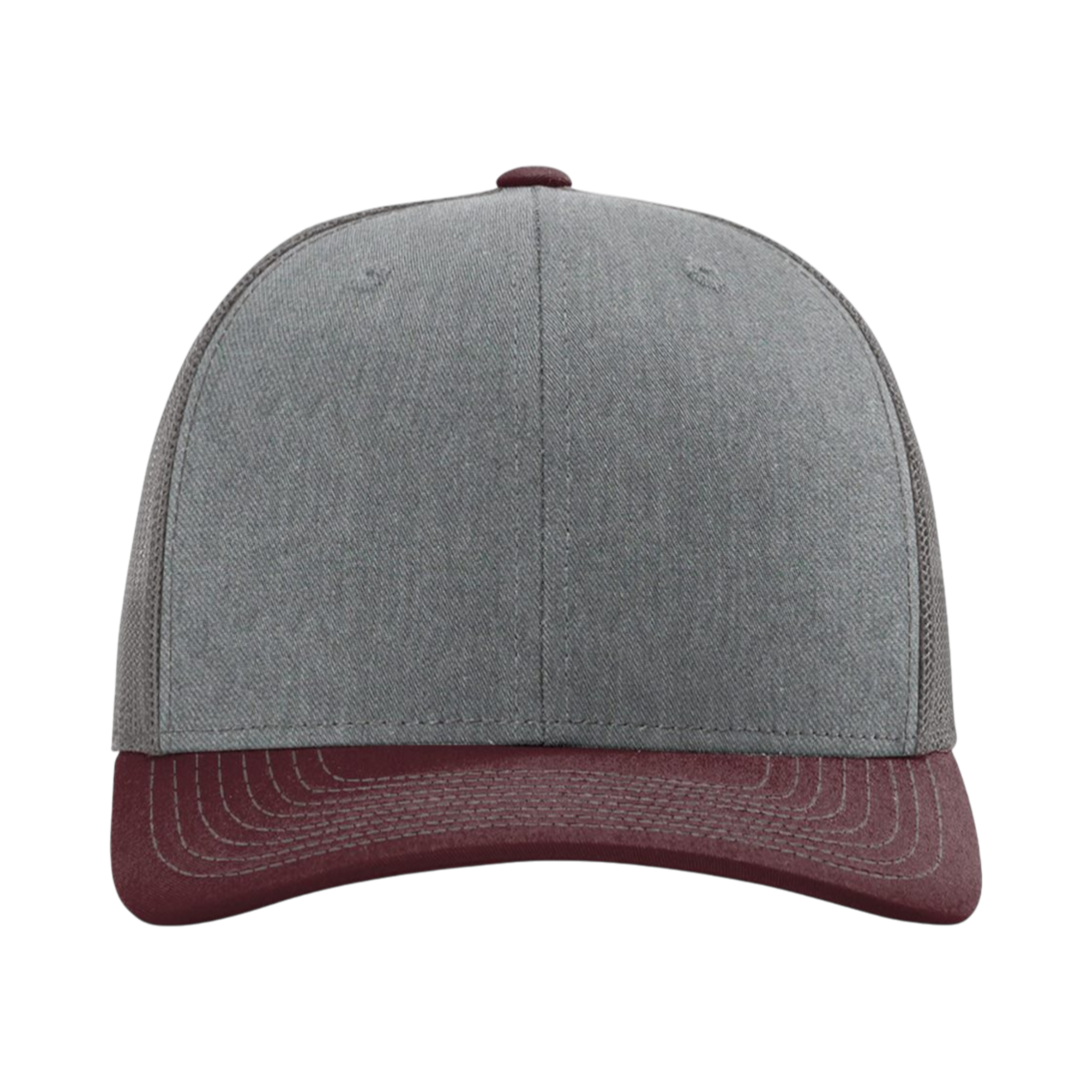 Richardson_112_Heather_Grey-_Charcoal-_Maroon_Front_High.png