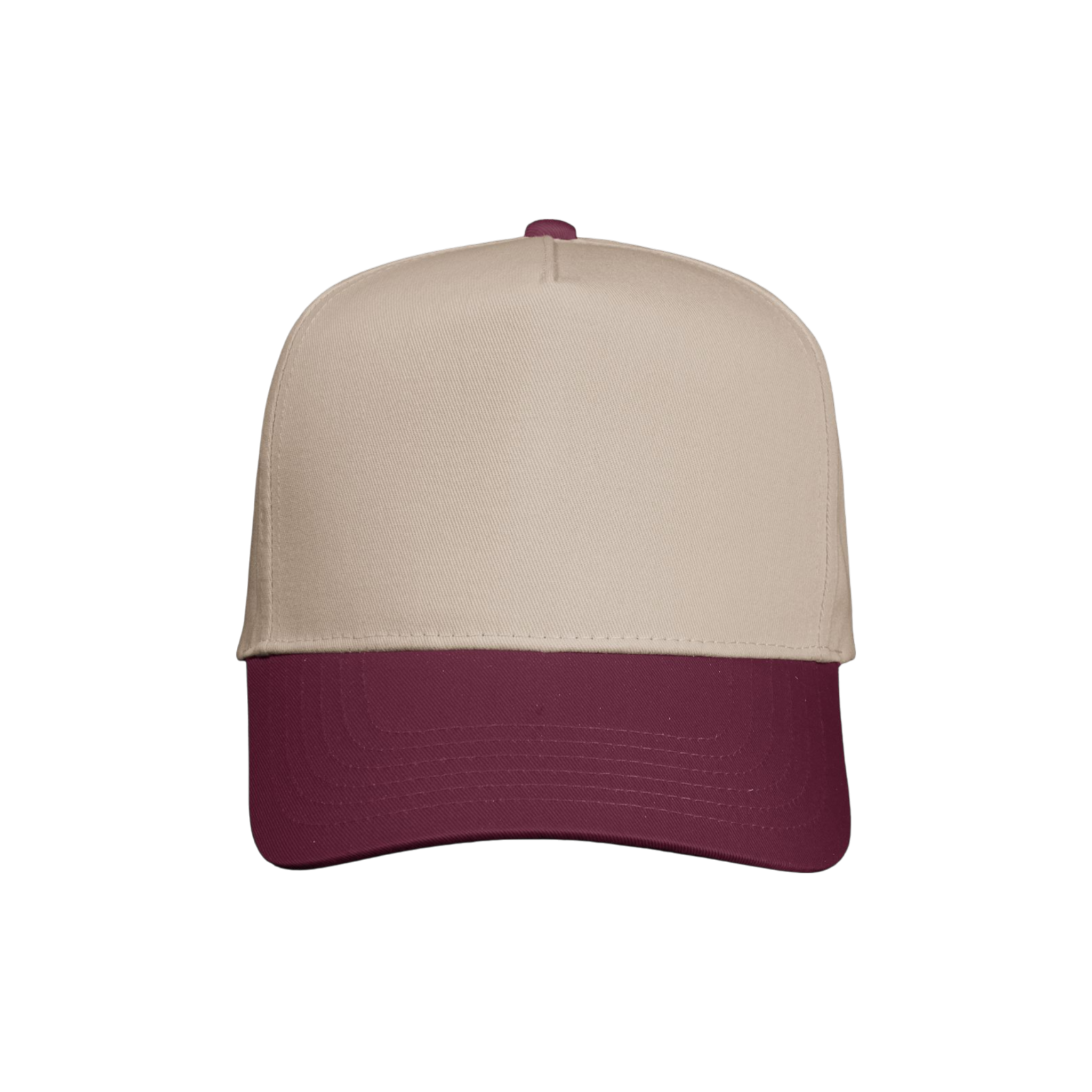 Valucap_8869_Khaki-_Maroon_Front_High.png