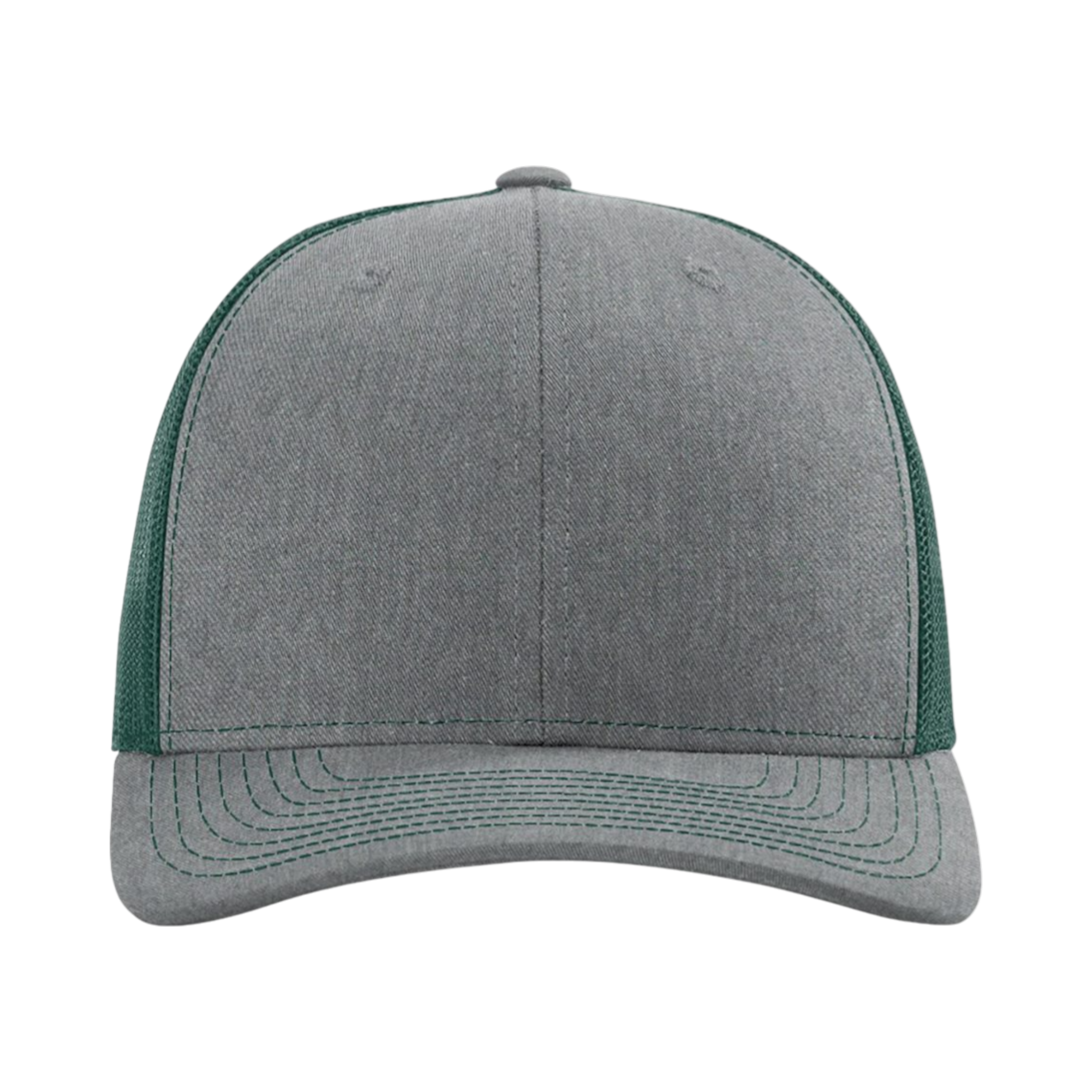 Richardson_112_Heather_Grey-_Dark_Green_Front_High.png