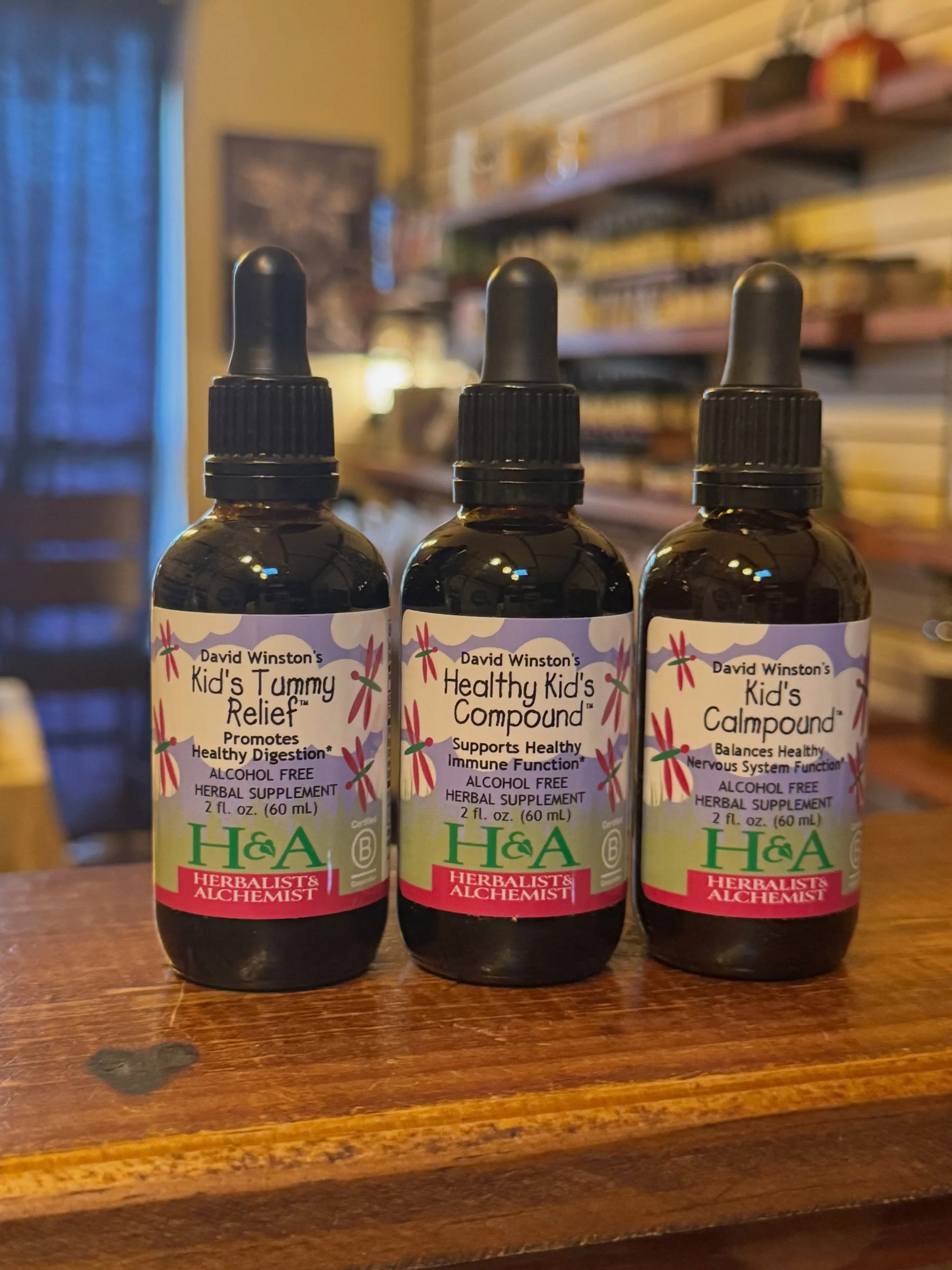 Back to school time! Parents, we got you on some immune support, tummy support, nervous system support alcohol-free tinctures for ya kiddos. 
(We also have support for you too) 
Prepare ahead of time, future you will be happy you did 😊❤️✊🏼
Open all