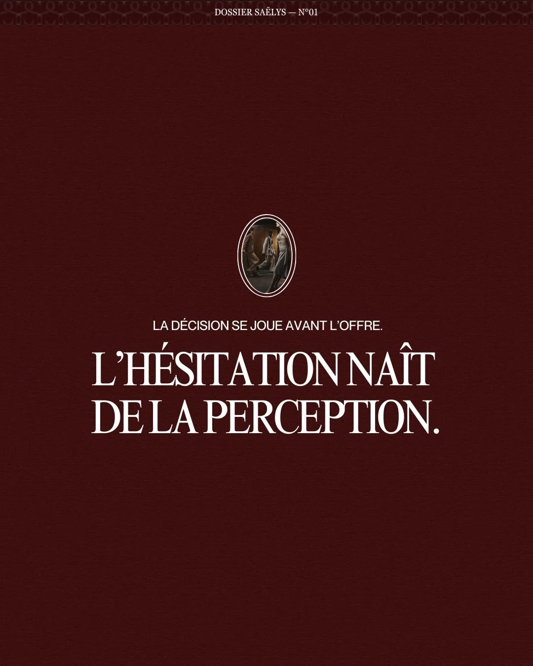 [L&rsquo;H&Eacute;SITATION NA&Icirc;T DE LA PERCEPTION]

Si vous ressentez un d&eacute;calage entre votre expertise r&eacute;elle et la mani&egrave;re dont elle est per&ccedil;ue, ce n&rsquo;est pas un manque de talent. C&rsquo;est un manque de clart