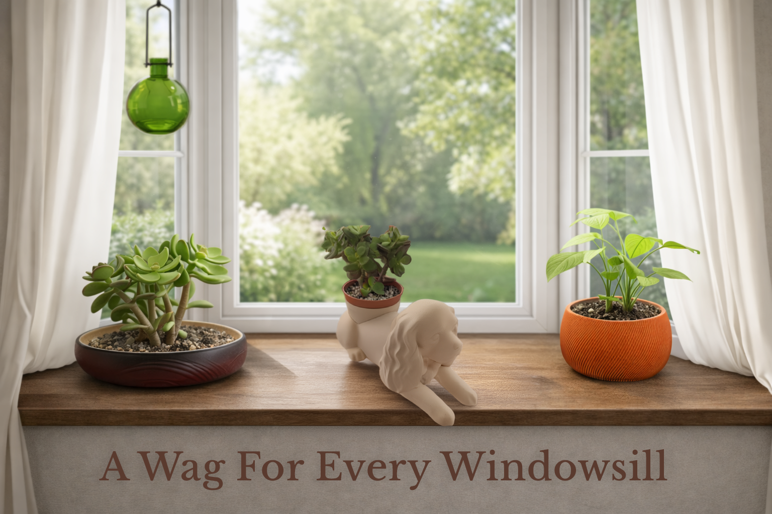 Cavalier King Charles in a Sunny Window.png