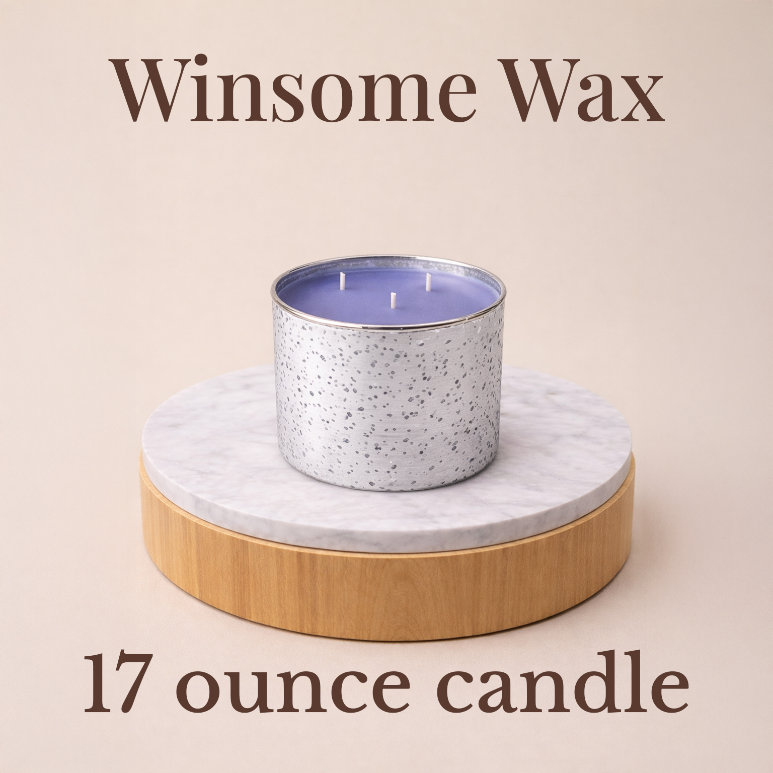 Natural Soy Wax Candle 17 oz