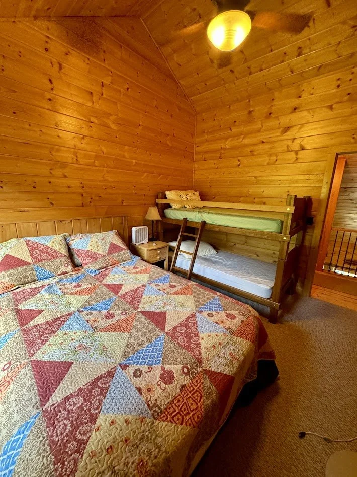 Bedroom #4 - queen bed and bunk bed