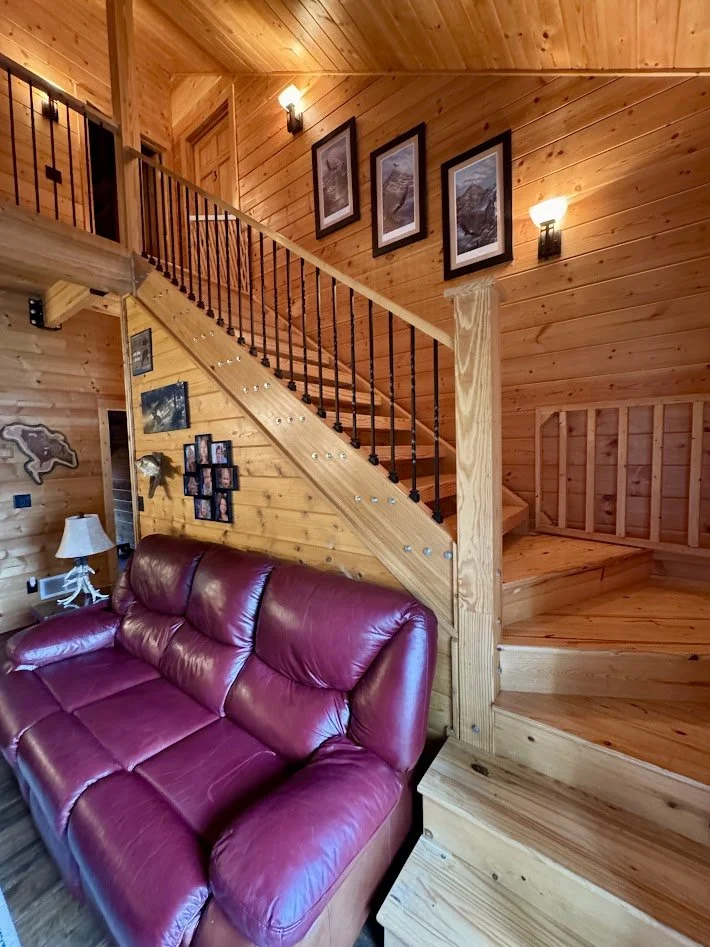 Stairs to 2nd story, safety gates for the little guests