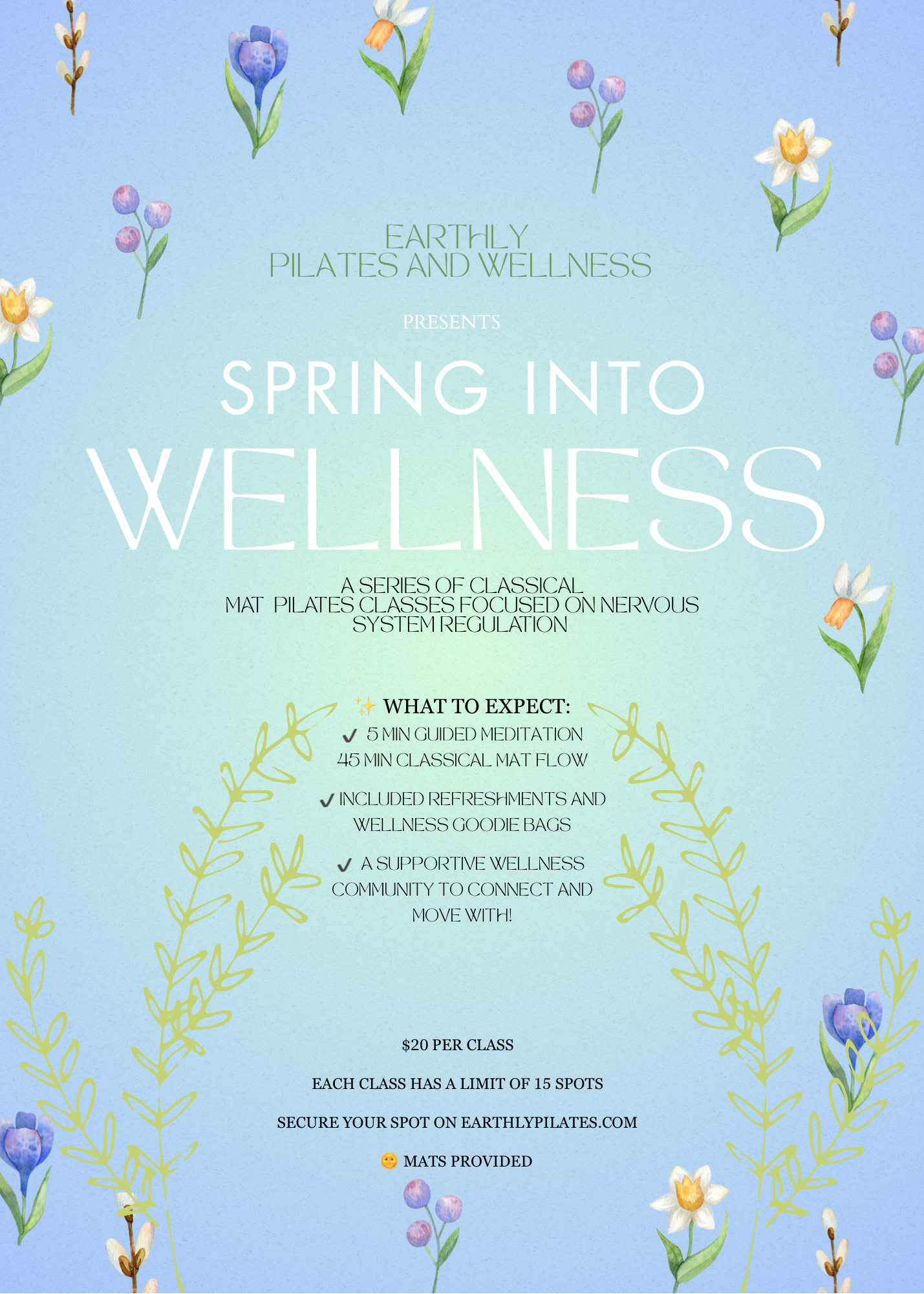 Spring into wellness pop-up: Alignment & Breath