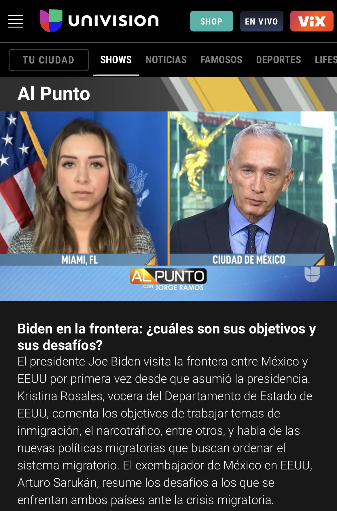 Kristina Rosales - 'Al Punto'