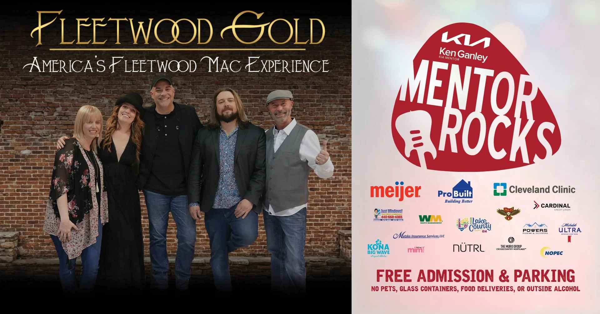 Mentor Rocks with Fleetwood Gold