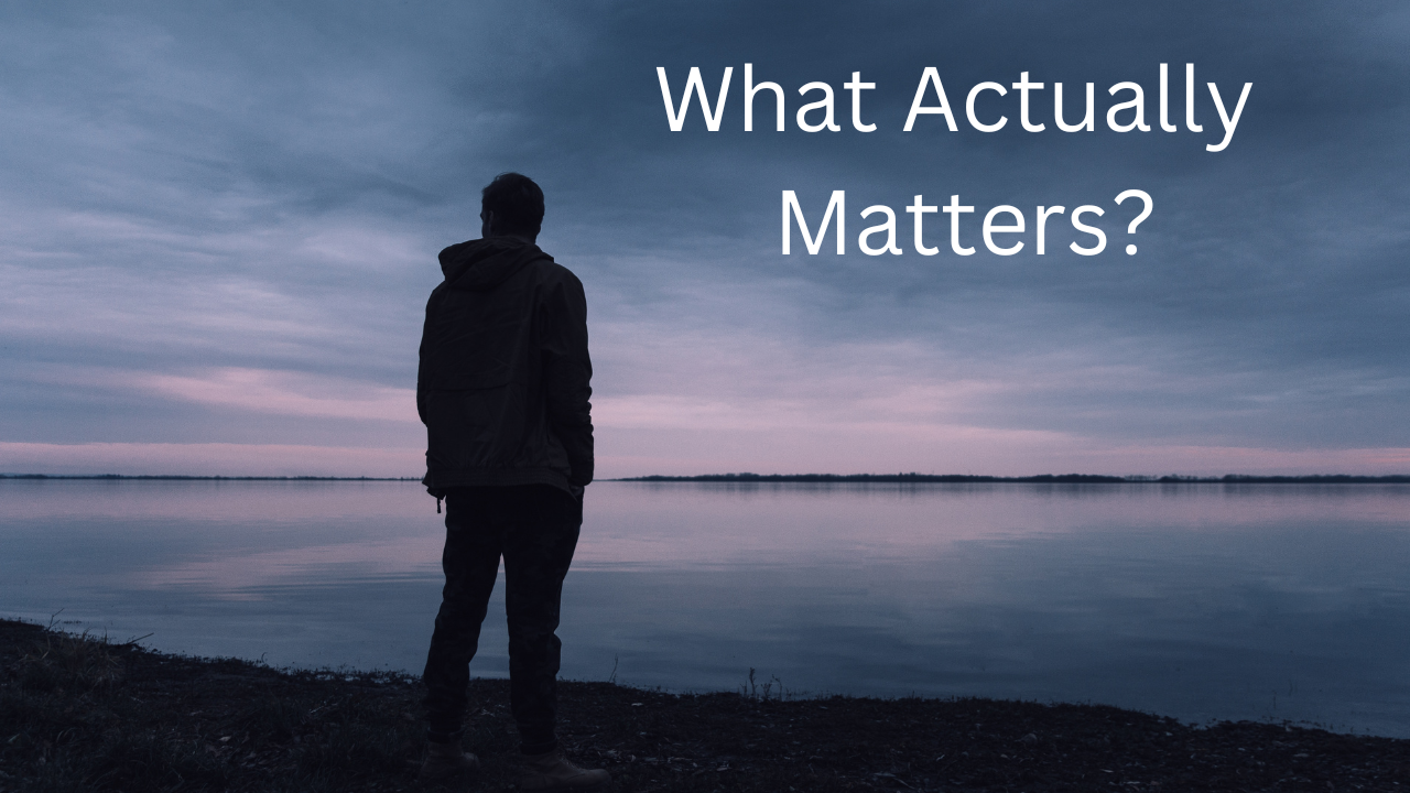 What Are We Really Doing With Our Lives?