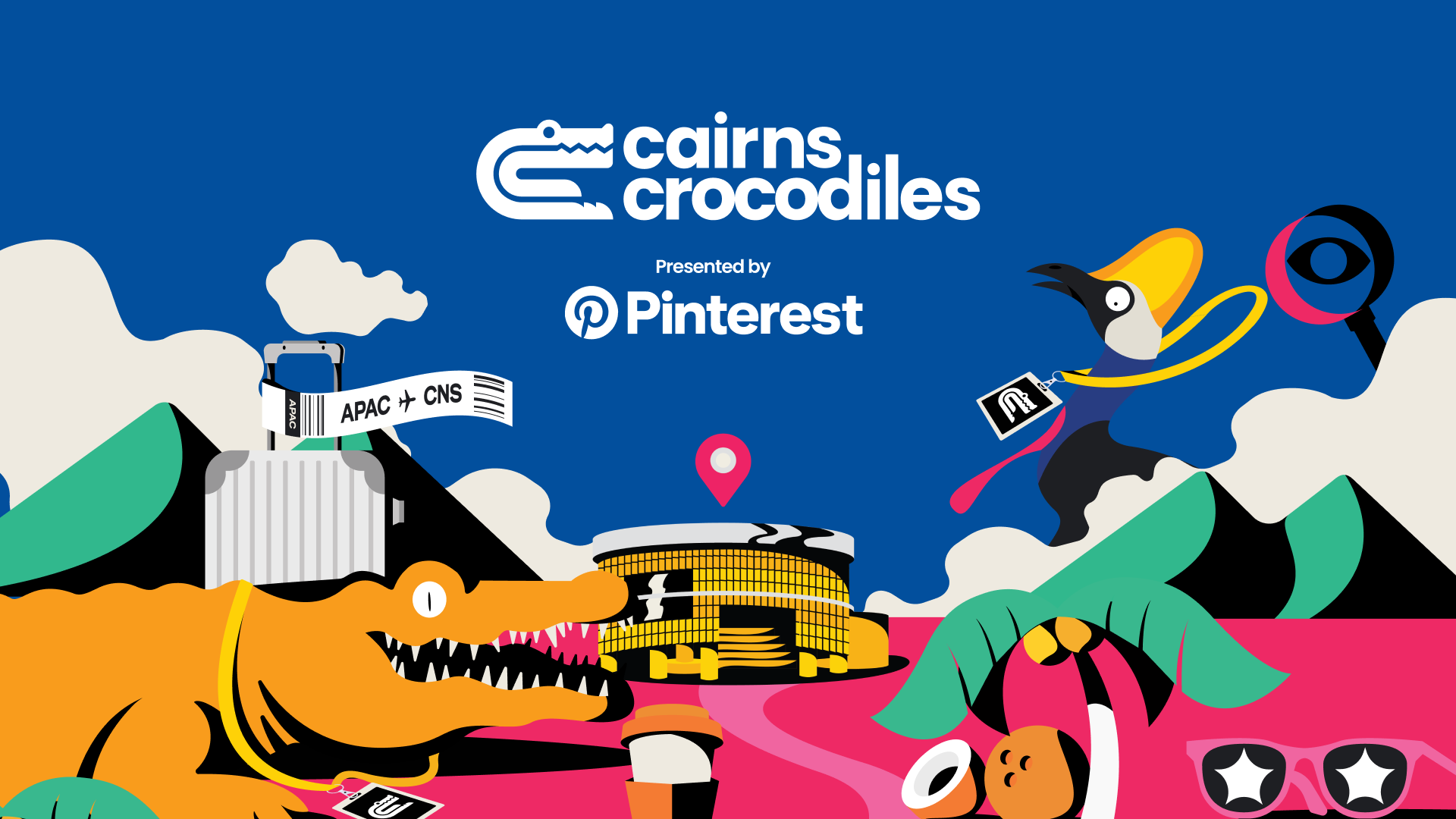 Cairns Crocodiles Asset Design