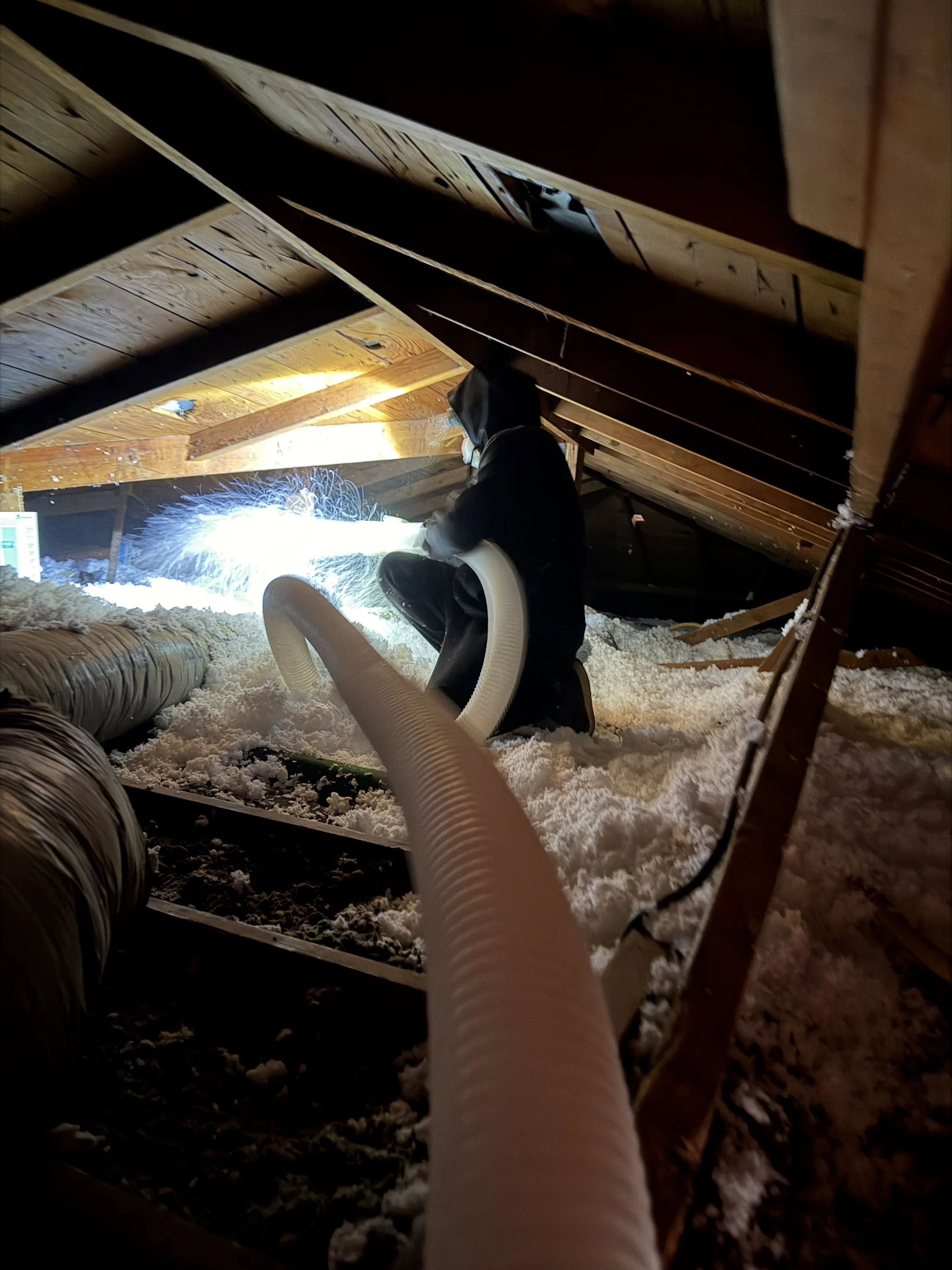 Attic insulation installation in Amarillo TX