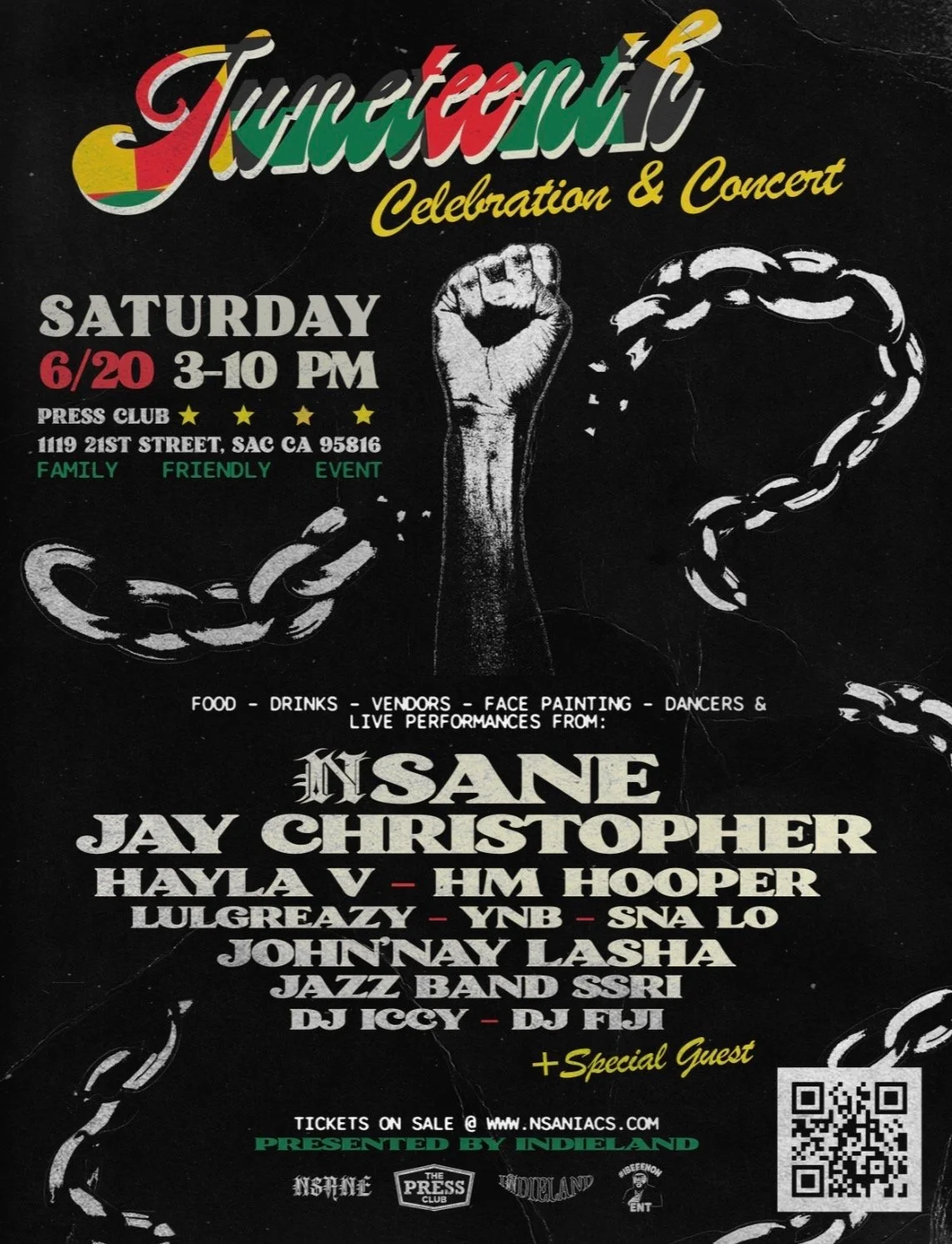 INDIELAND: JUNETEENTH CELEBRATION &amp; CONCERT