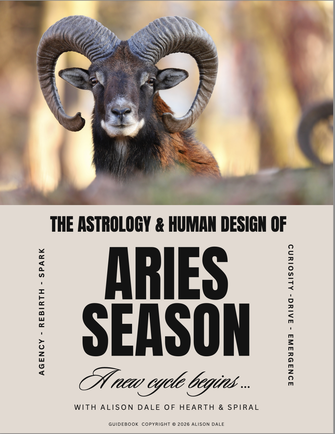 Aries Season Astrology & Human Design Guidebook