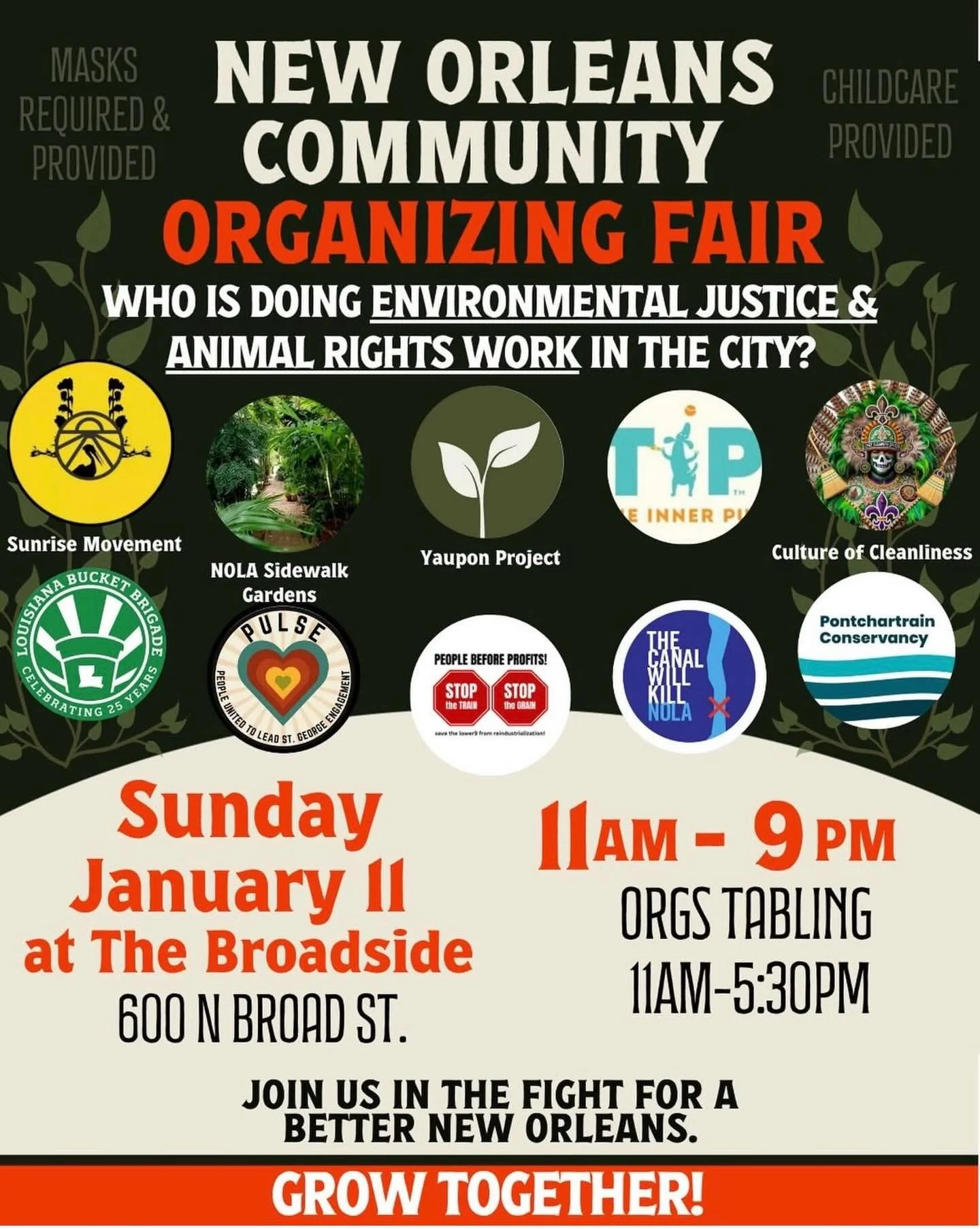 New Orleans folk! Stop by Saturday between 11-1 to learn about Yaupon&rsquo;s first *official* rewilding project! 

We could use your help in February!