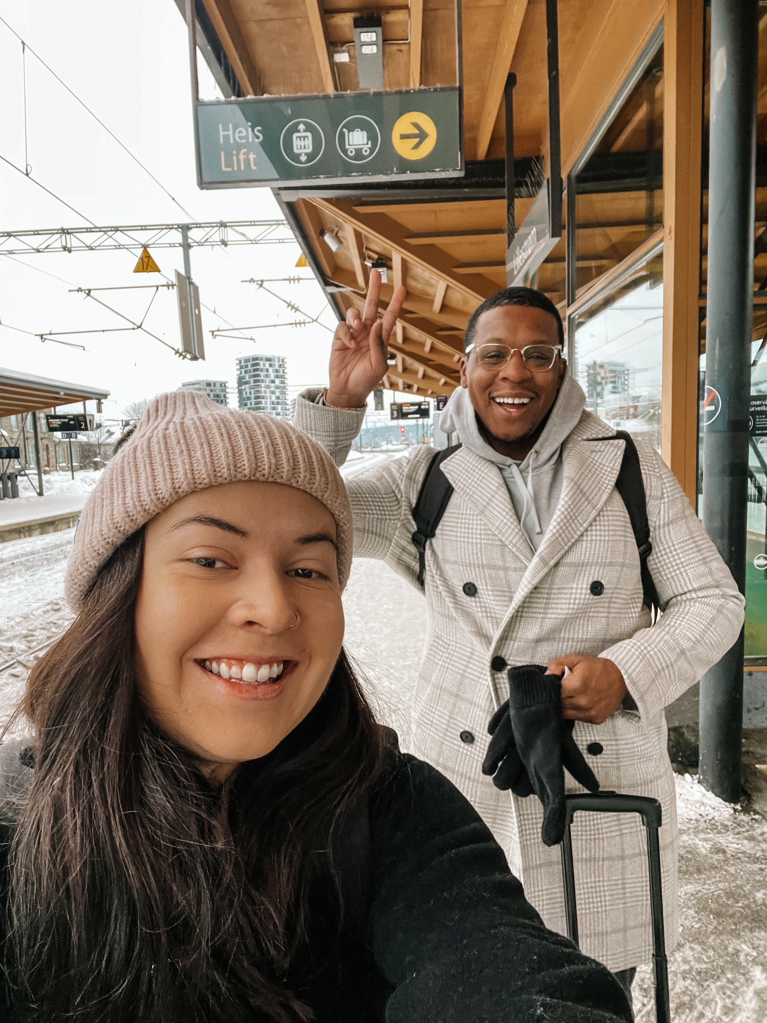 Arriving in Oslo, Norway