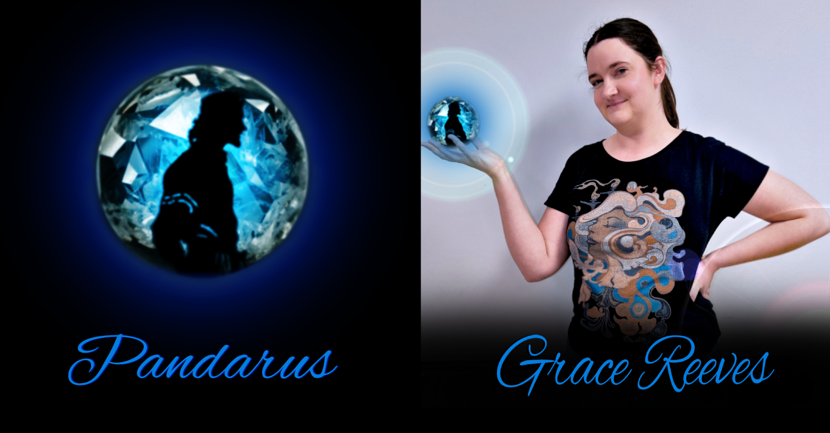 Pandarus, played by Grace Reeves