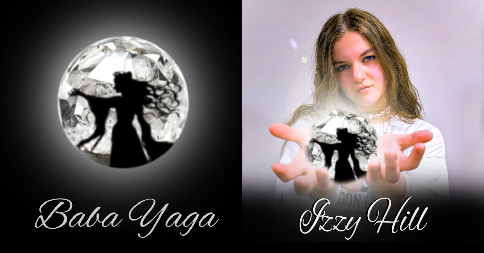 Baba Yaga, played by Izzy Hill