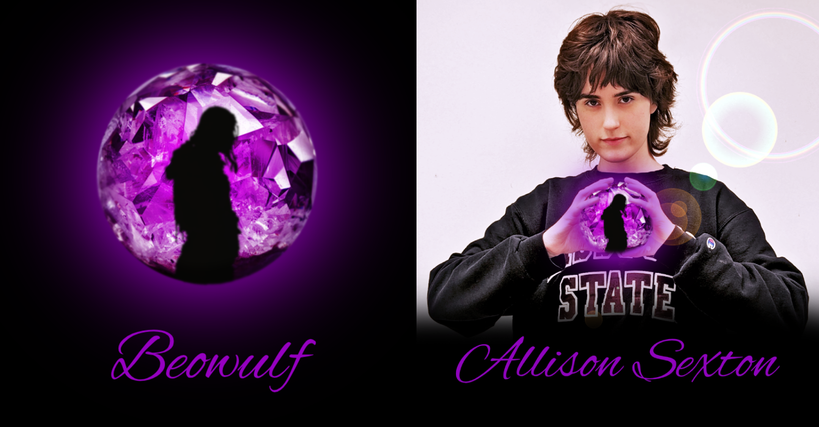 Beowulf, played by Allison Sexton