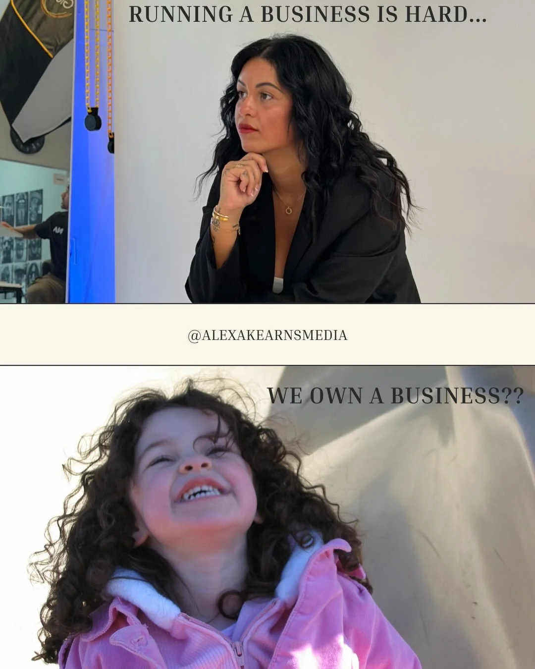 Always trying to make younger me proud🥹 Owning a business isn&rsquo;t easy, but it&rsquo;s incredibly fulfilling. Some days I can&rsquo;t believe this is really mine! Grateful for the lessons, late nights, and the people who believe in Alexa Kearns 